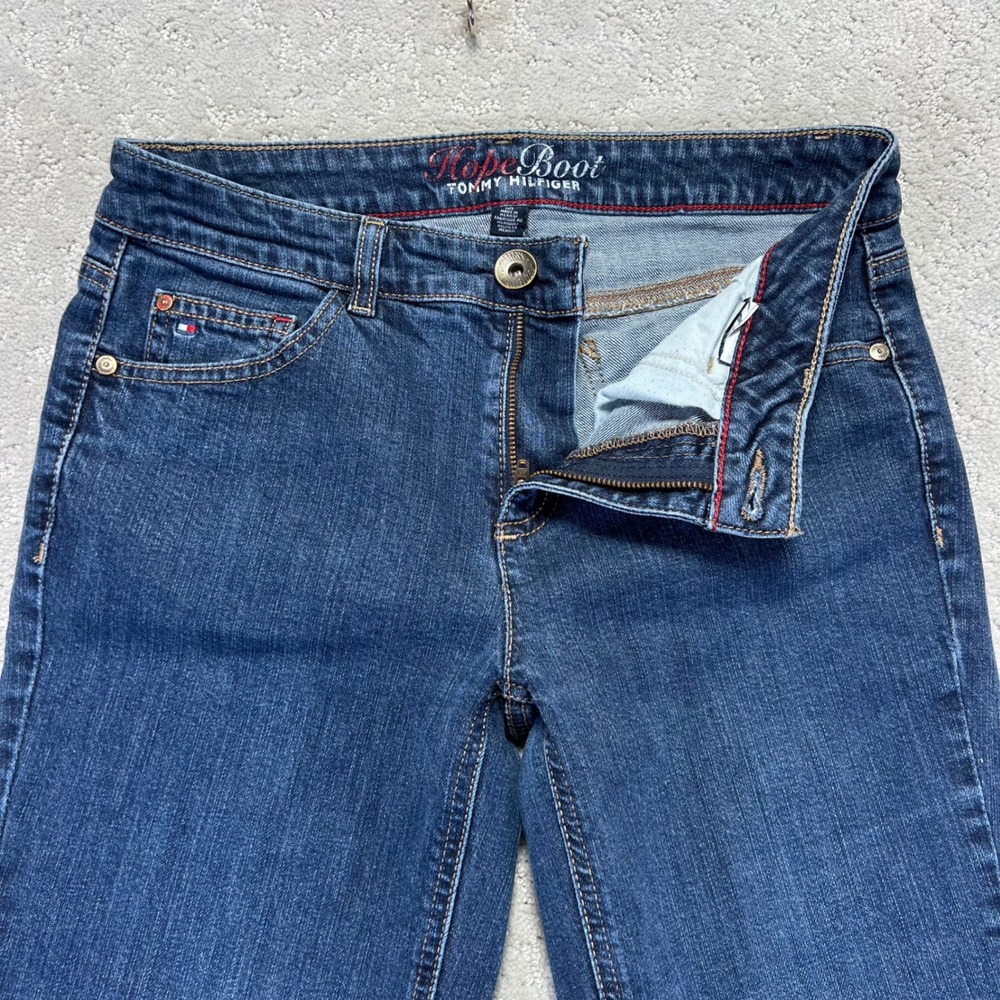 Y2k Tommy Hilfiger Hope Bootcut Jeans Womens 30x30.5 Blue Denim‎ Mid Rise VTG